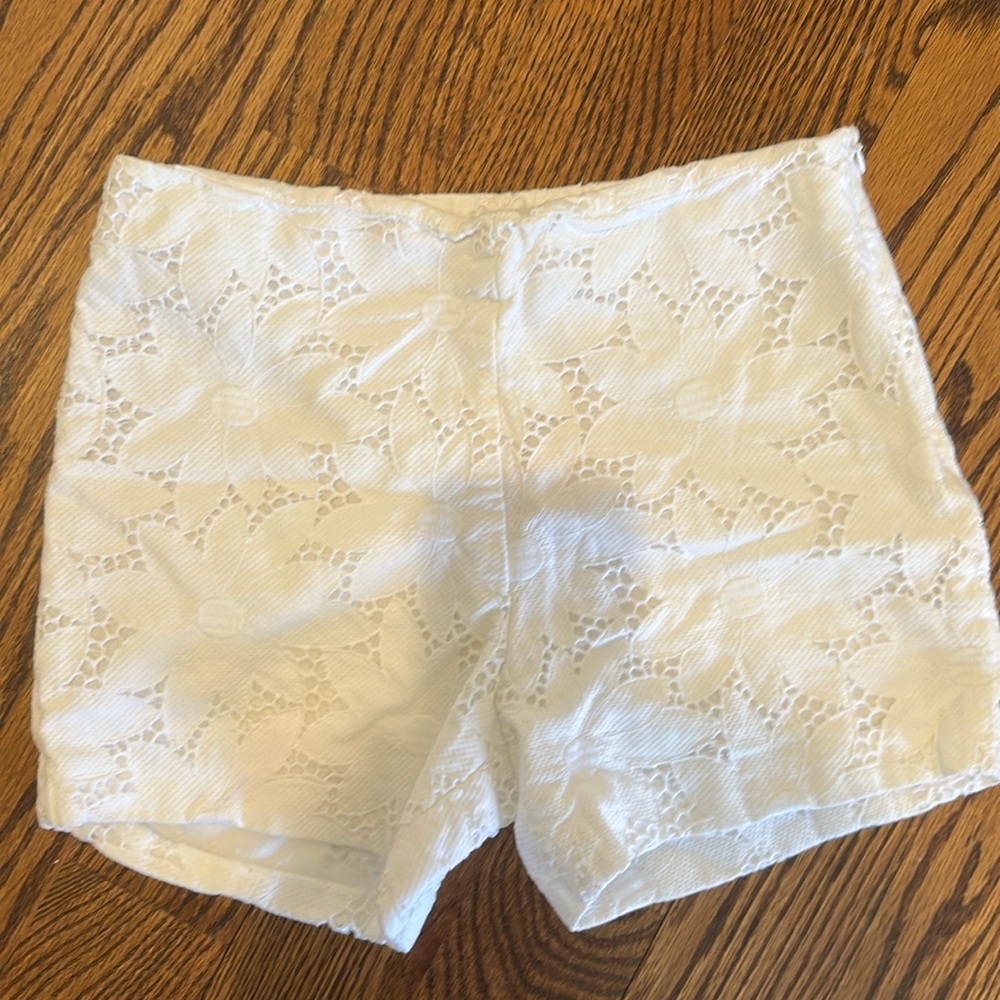 Lisa Perry size zero eyelet shorts